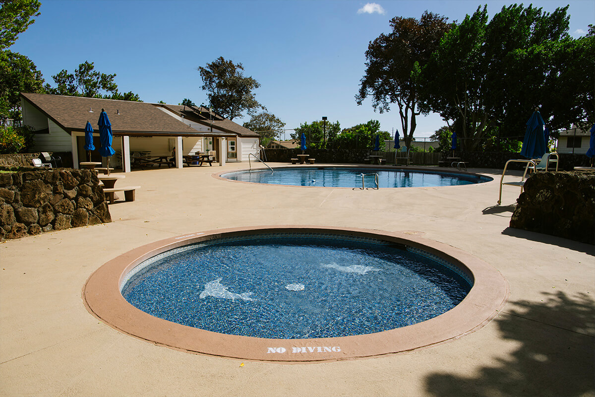 Family recreation amenities at Mililani Recreation Center 4.