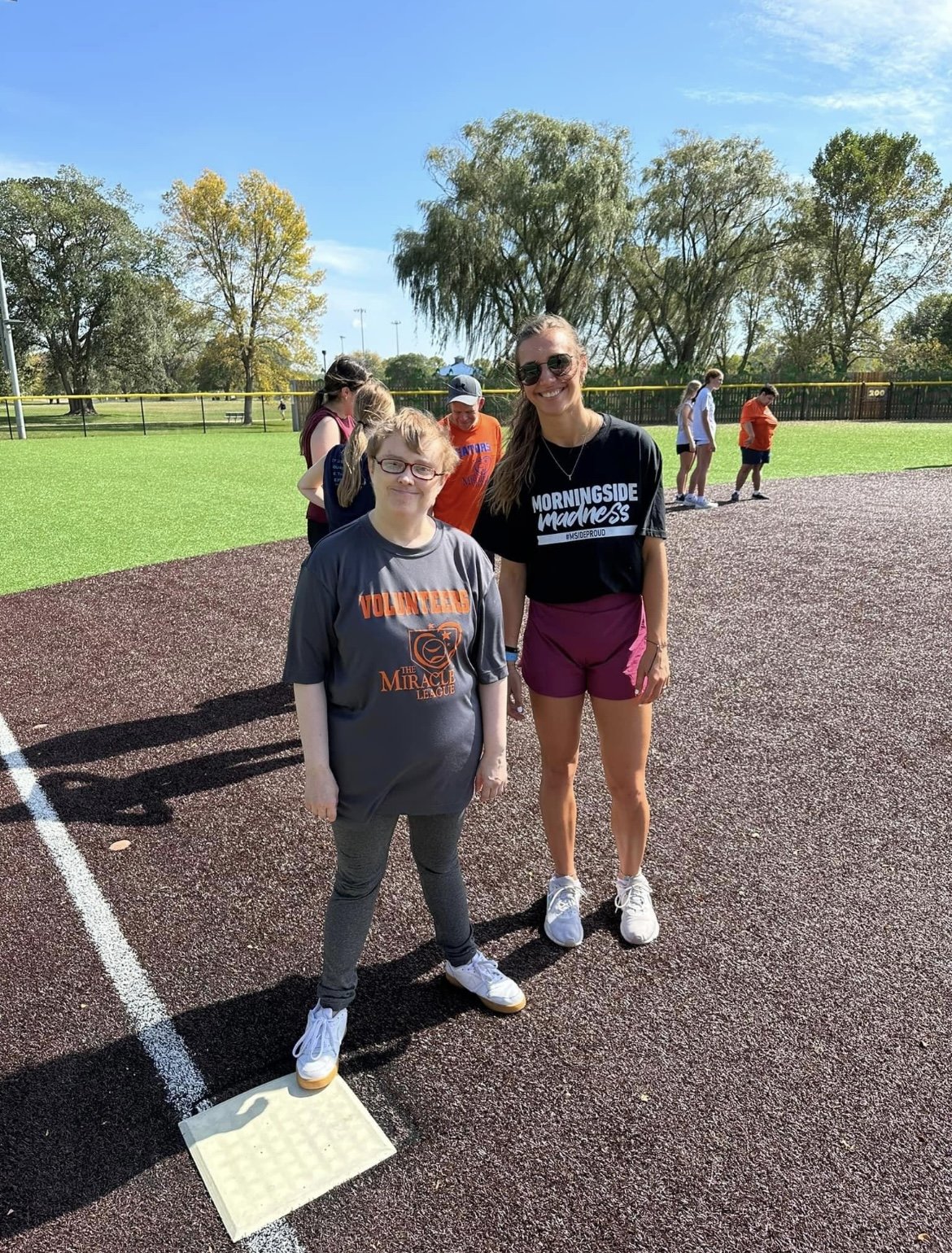 Visitors and athletes at the Miracle League of Sioux City.