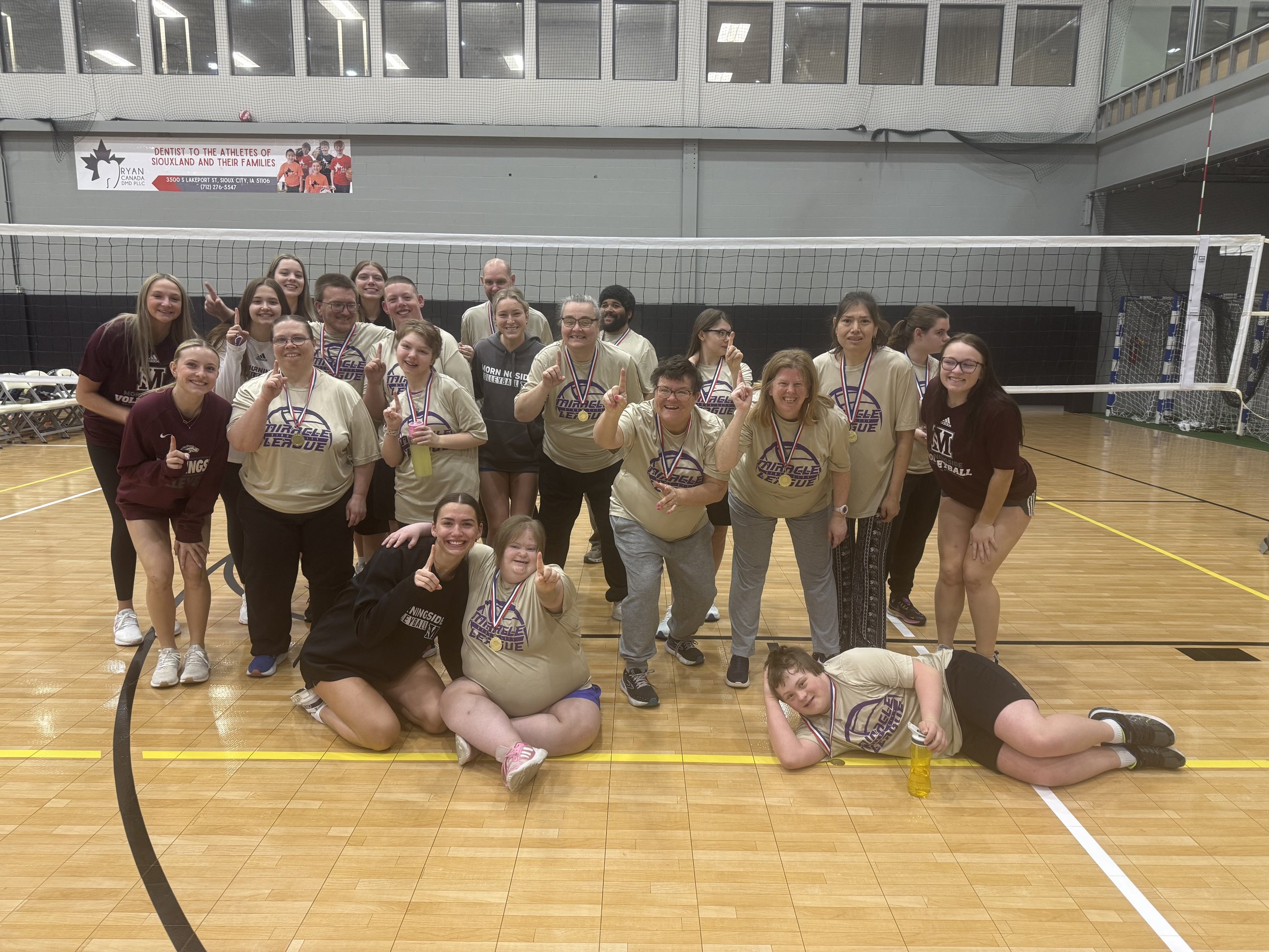 Group at Miracle League of Sioux City.