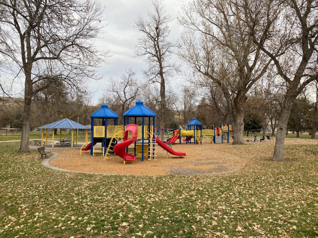 North Park playground area in Billings.