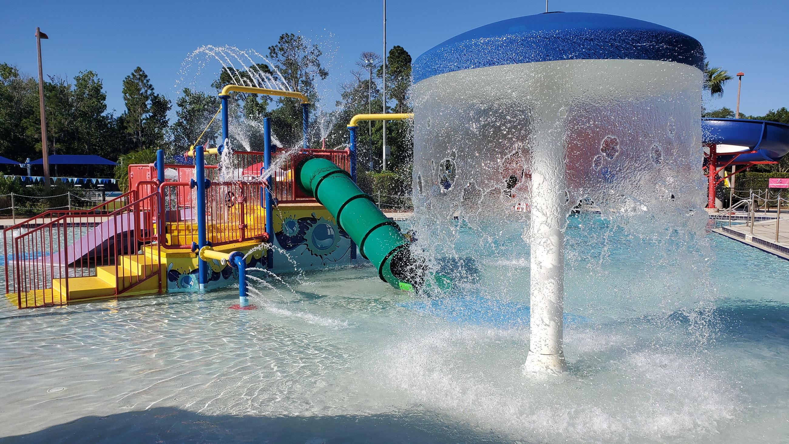 Splash Zone play area at the Oviedo Aquatic Facility.