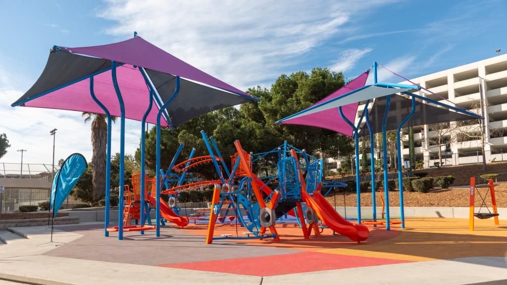 Children's play area at Pan Pacific Park.