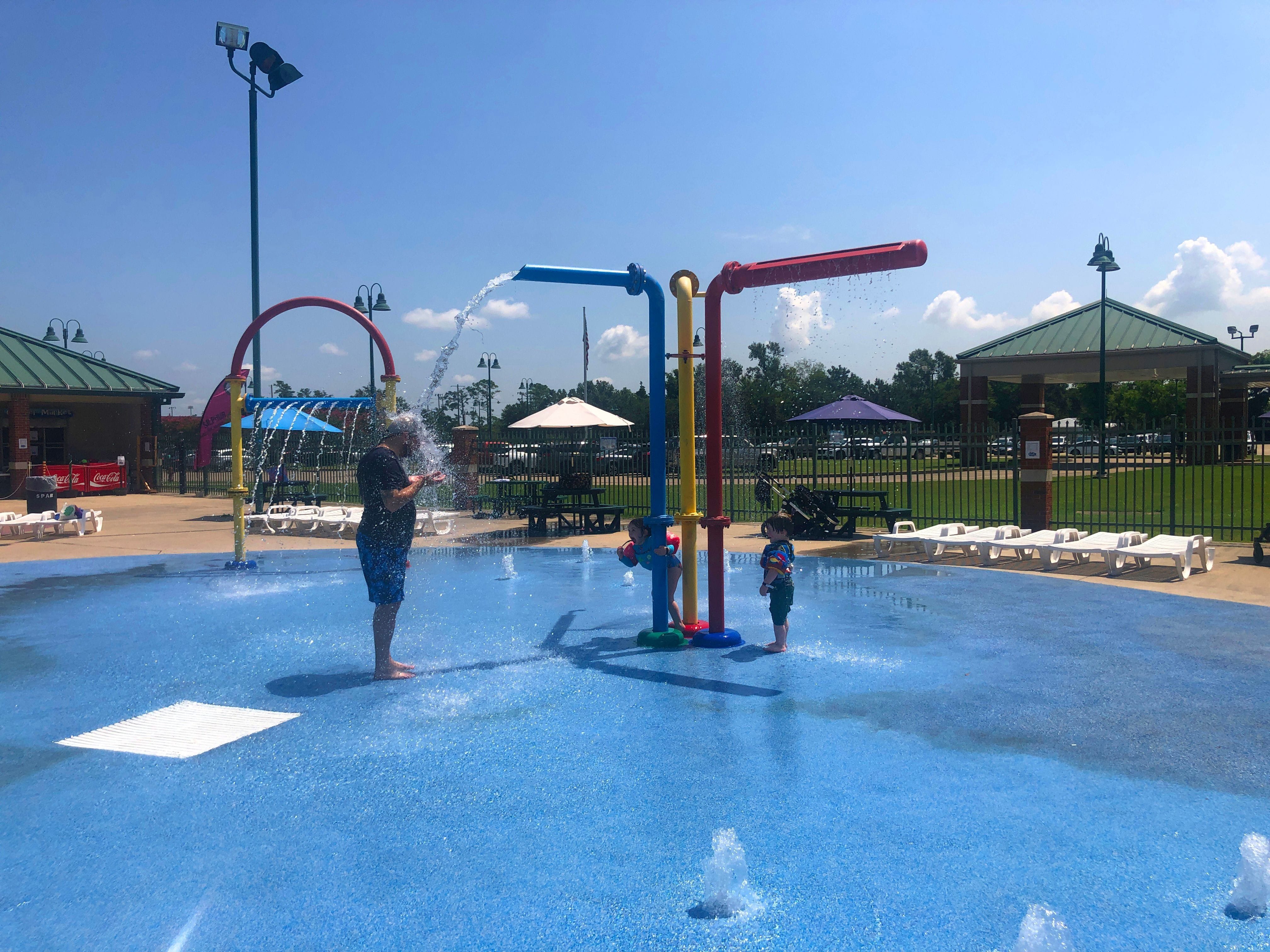 Another official view of Patch's Splash Pad at SPAR Waterpark.