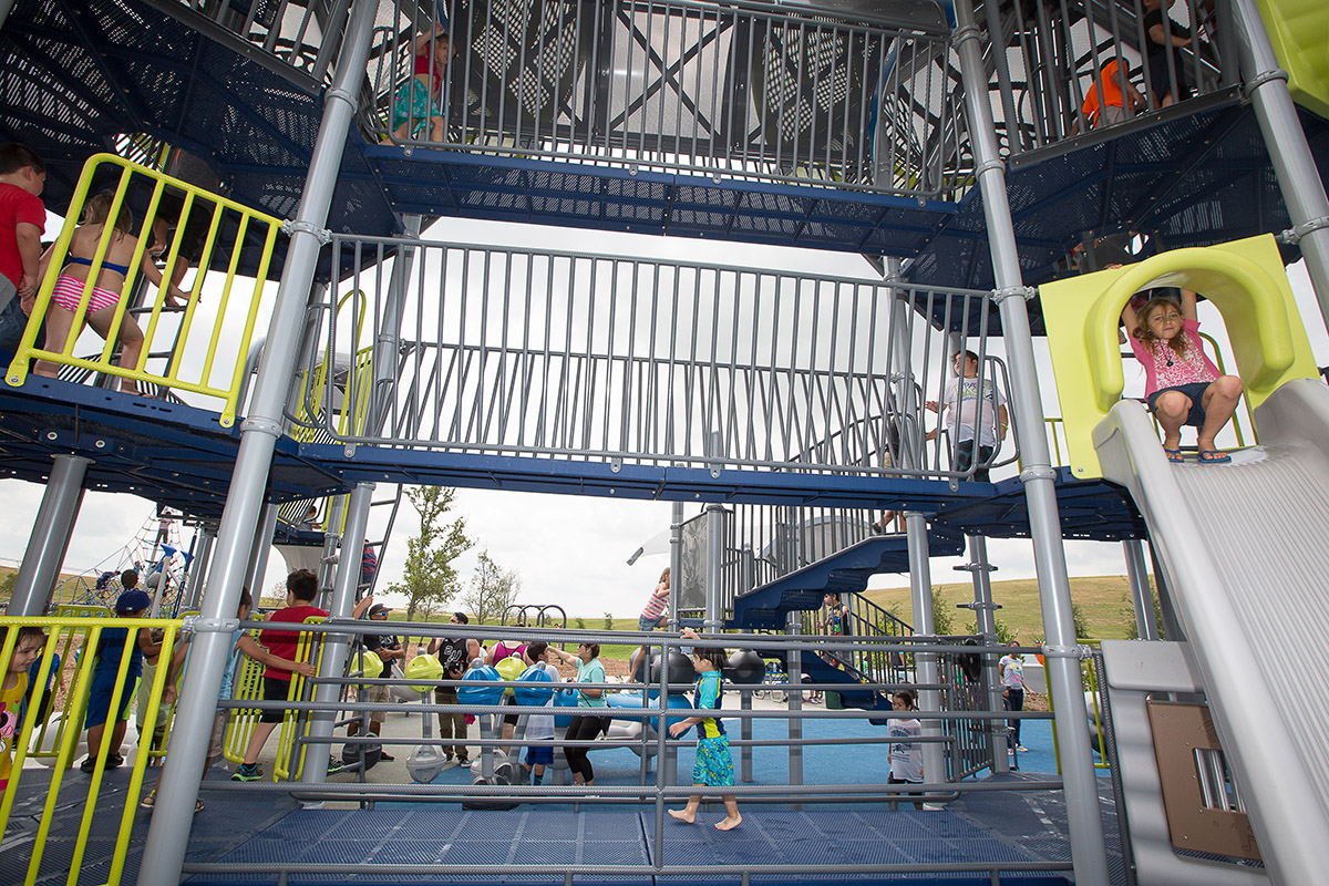 Playground at Pearsall Park.