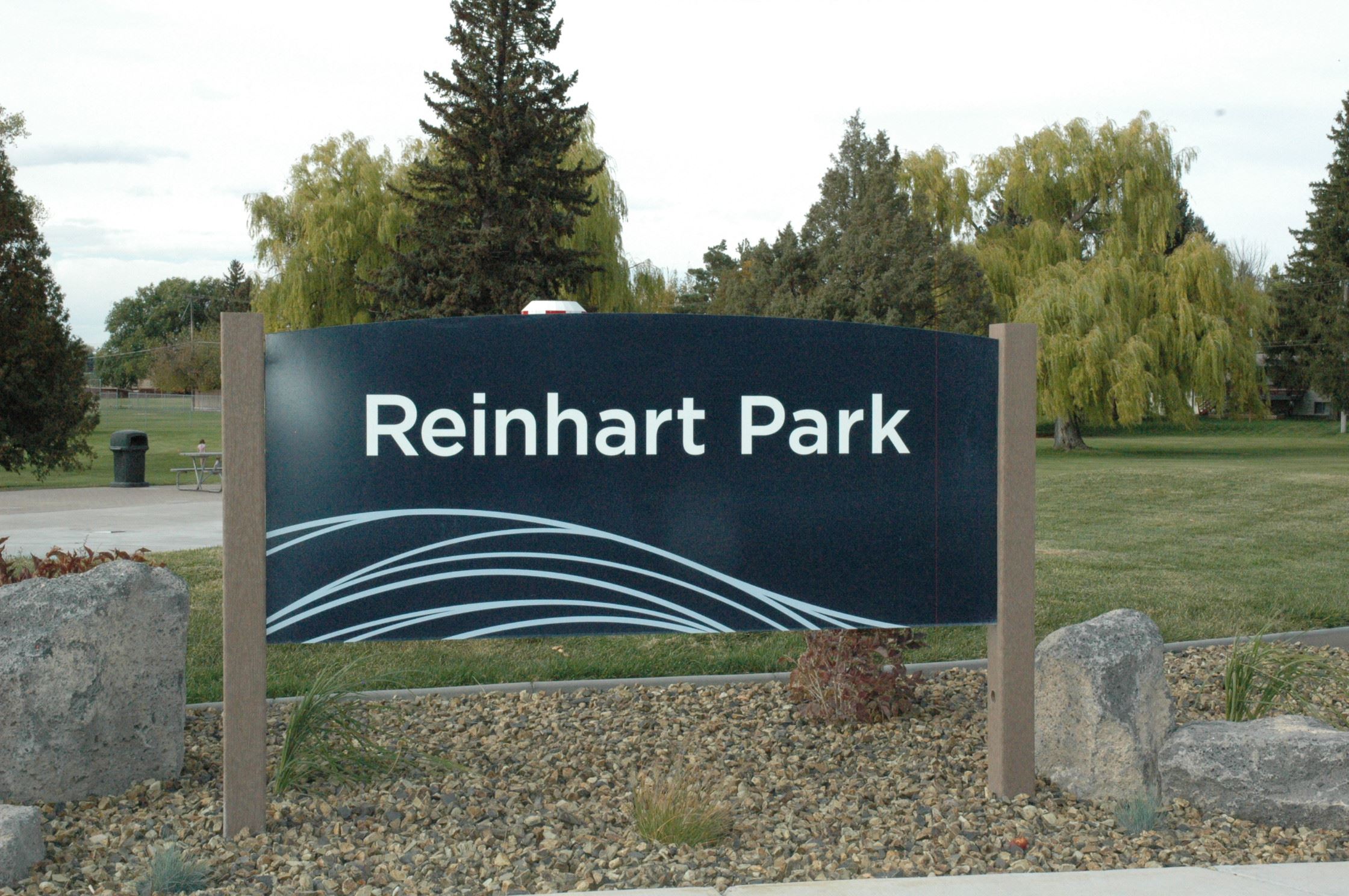 Reinhart Park grounds in Idaho Falls.