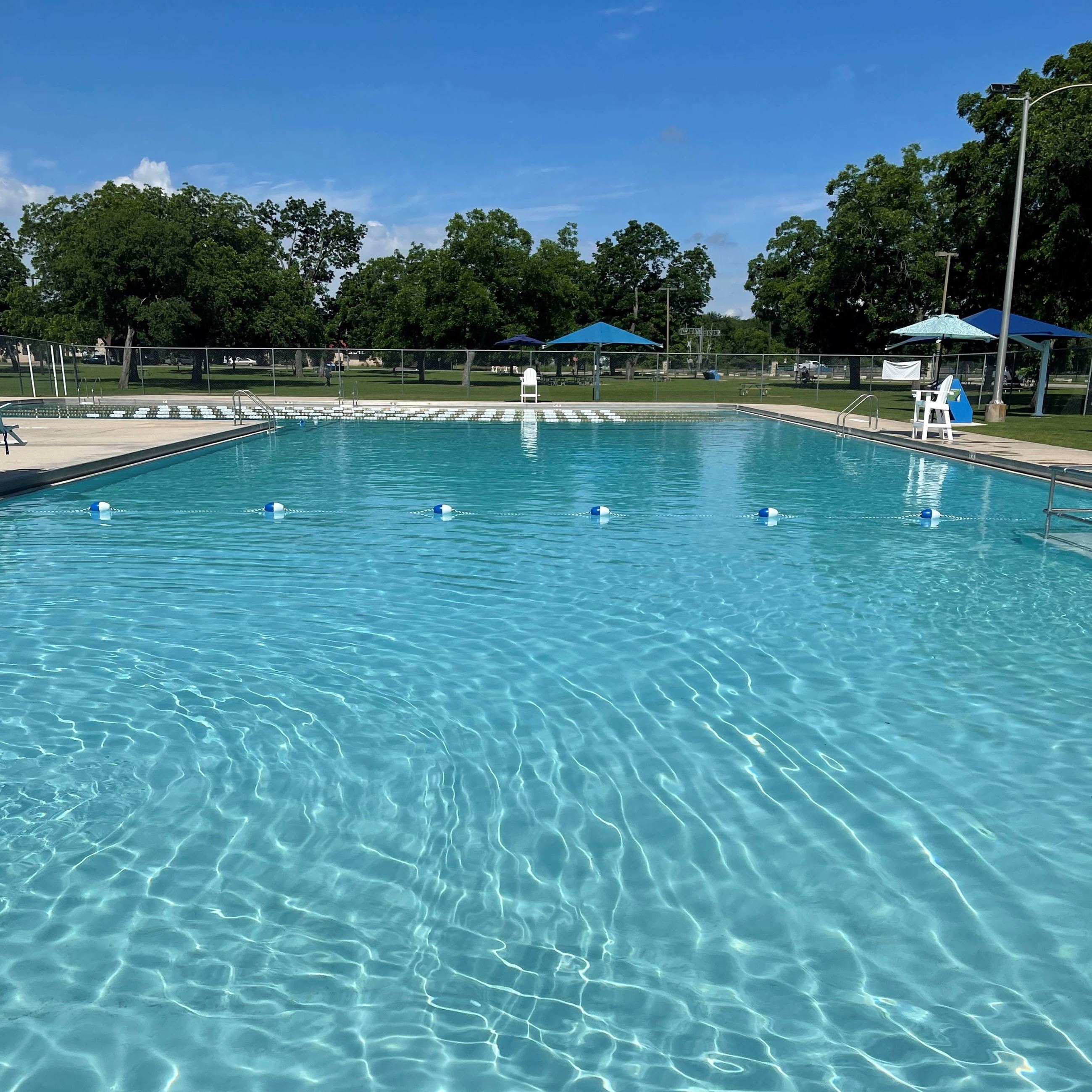 Rio Vista Pool area in San Marcos.