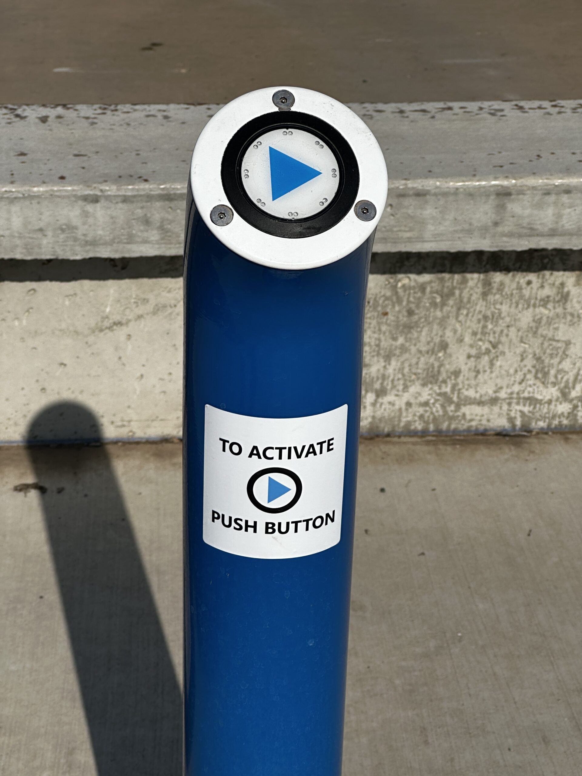 Splash pad activation pylon in Pekin.