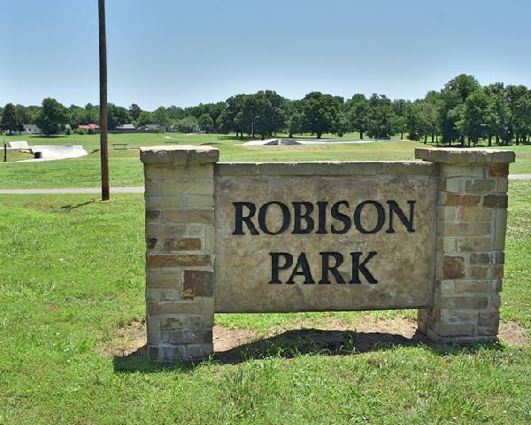 Robison Park play area in Muskogee.