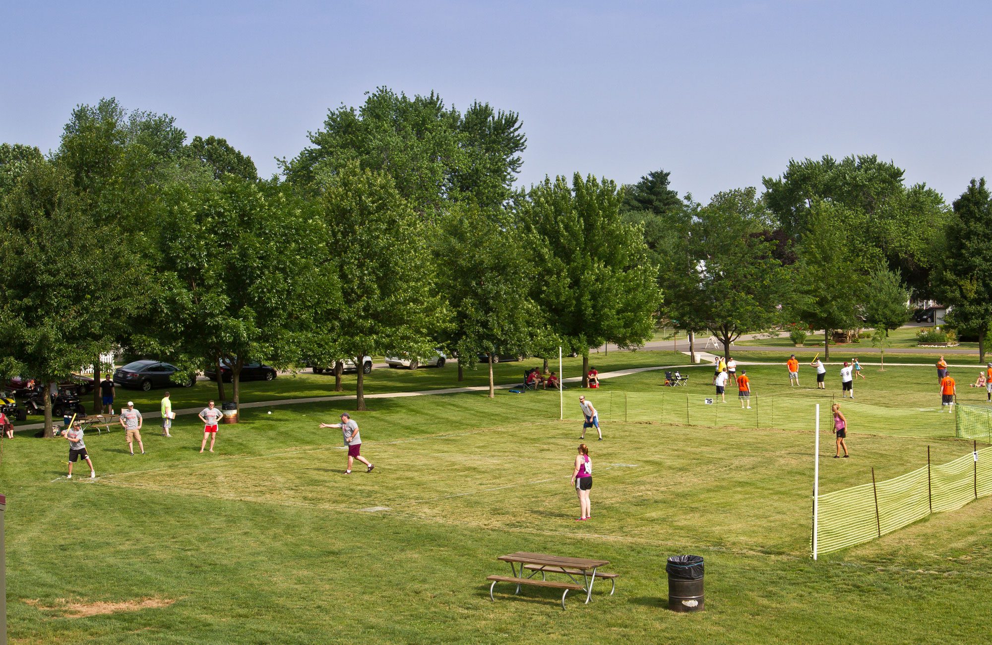 Santa Fe Park splash pad area in Chillicothe.