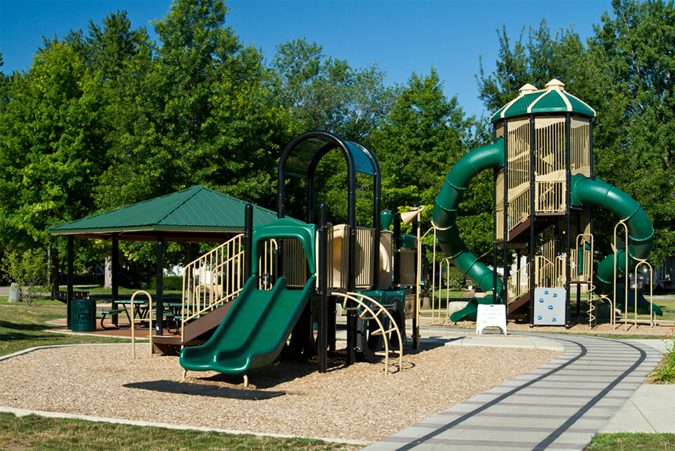 Park view at Santa Fe Park in Chillicothe.