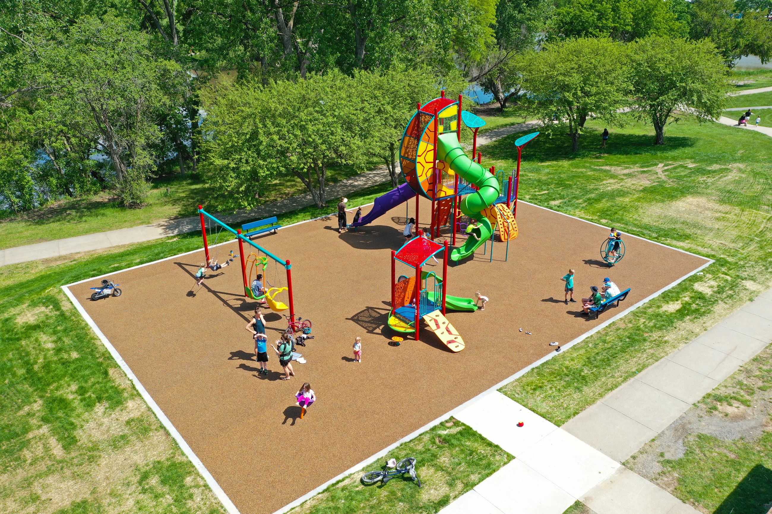 Official playground photo at Schwer Park in Papillion.