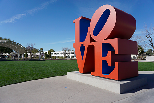Public art at Scottsdale Civic Center.