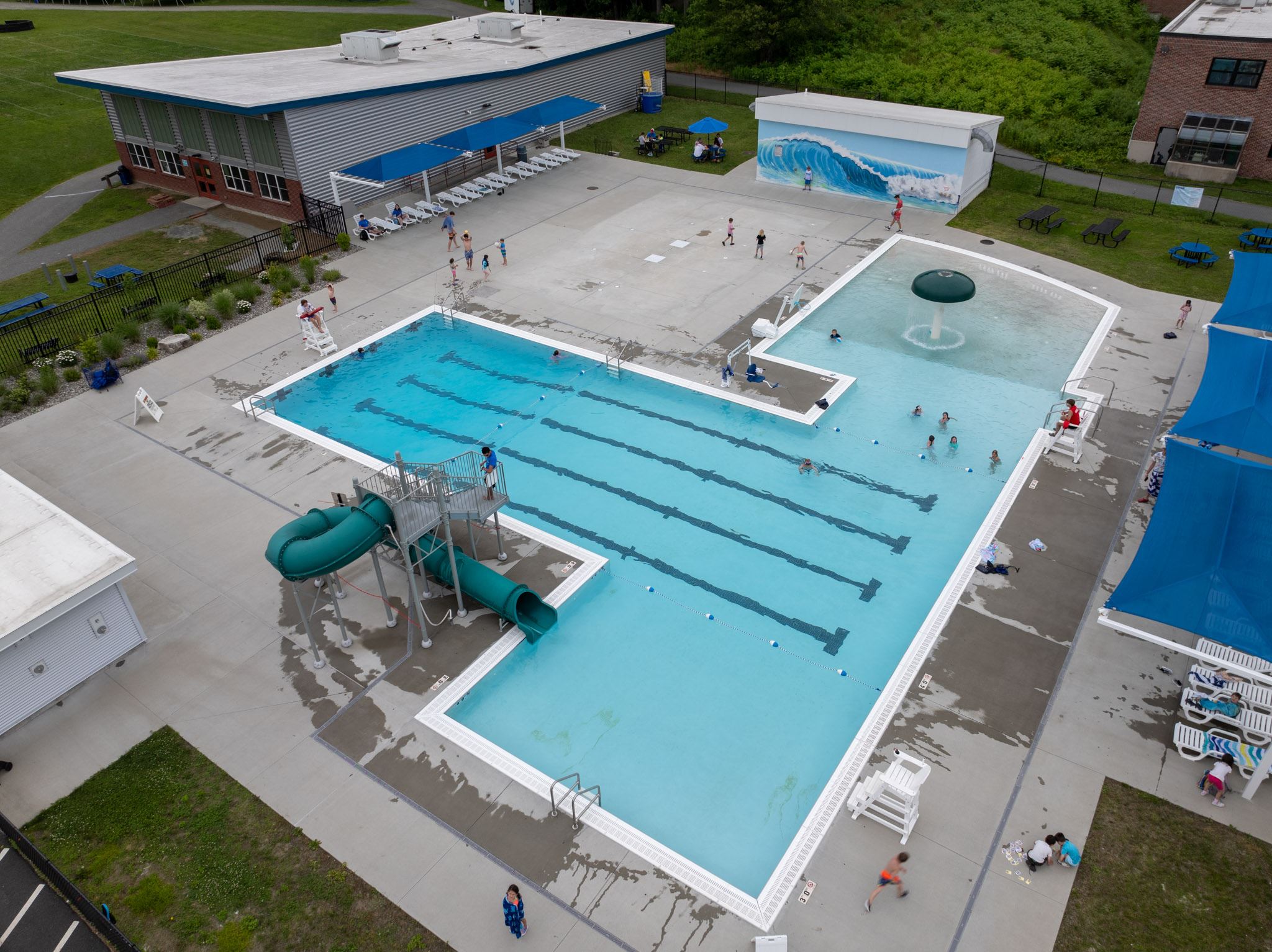Sherman Manning Aquatic Facility Spray Deck