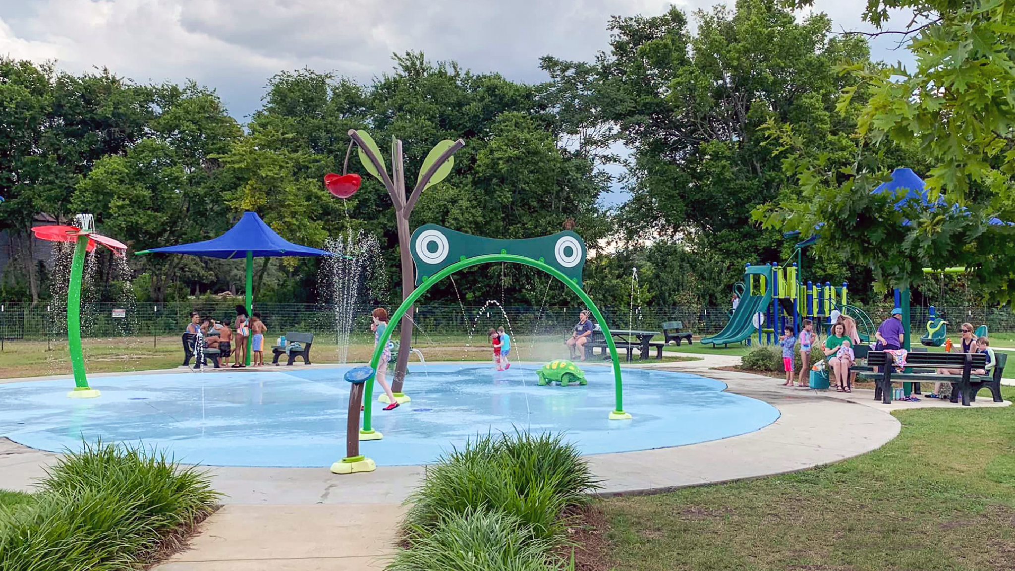The Splash Pad Park in Eufaula.