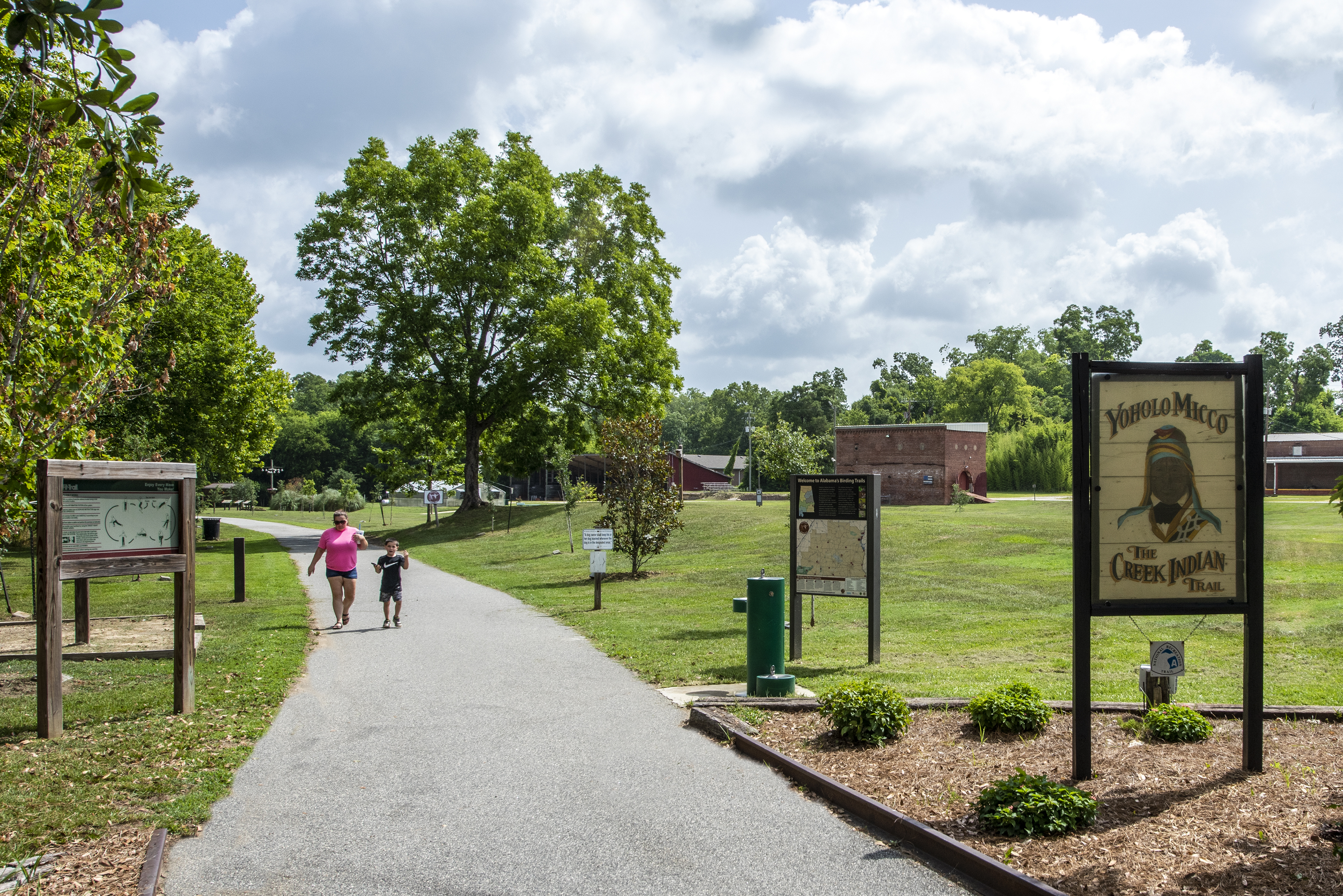 Yoholo Micco Trail area near the Eufaula splash pad.