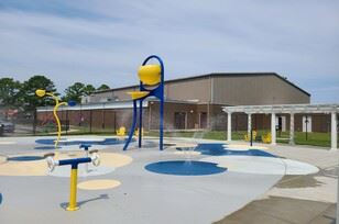 Splash park at Western Branch Community Center in Chesapeake.