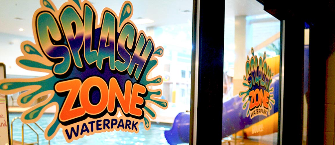 Entrance area at Splash Zone Waterpark in Brookings.