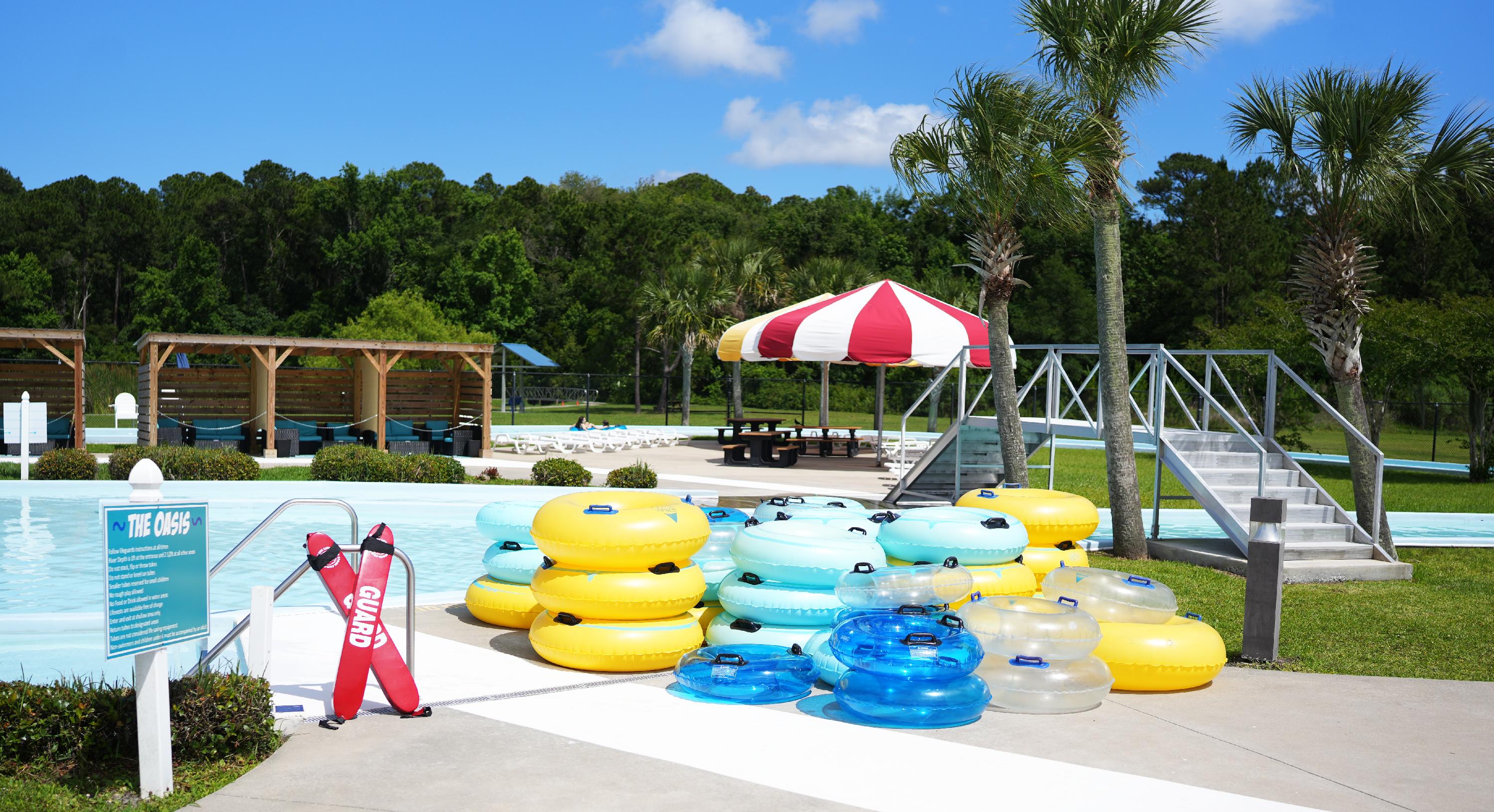 Lazy river at St. Marys Aquatic Center.