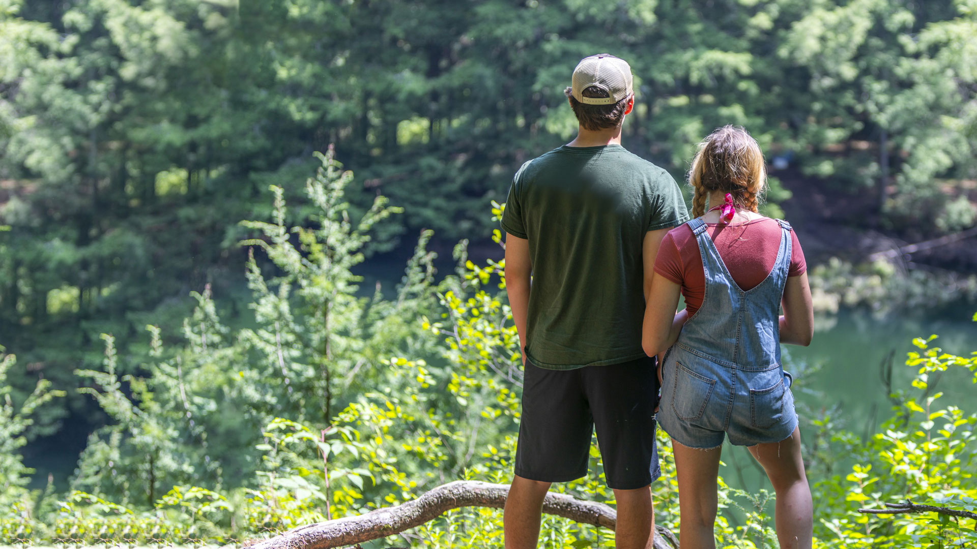 General recreation setting at Storrs Pond Recreation Area.