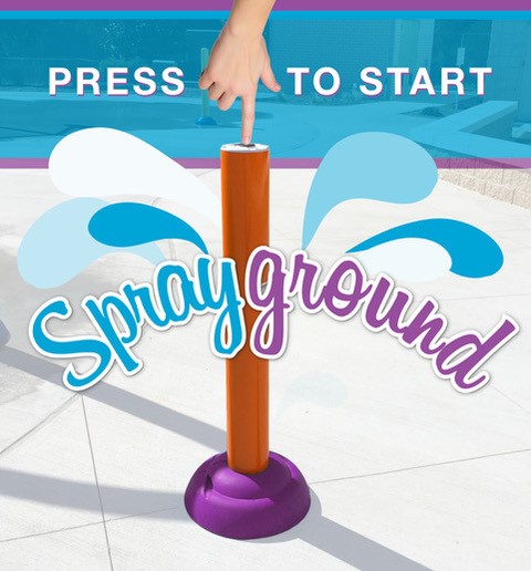 Taylor Street Park Sprayground activator graphic.