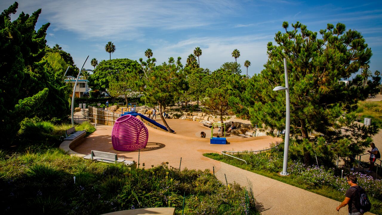 Playground at Tongva Park.