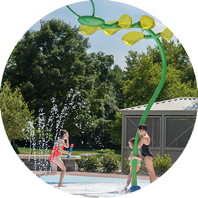 Official photo of Tonsler Spray Ground in Charlottesville.