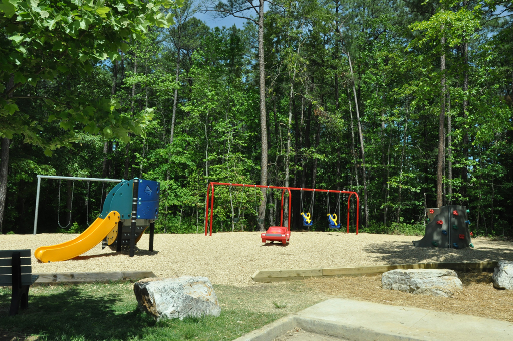 Playground next to Twin Hickory Park Spray Park.