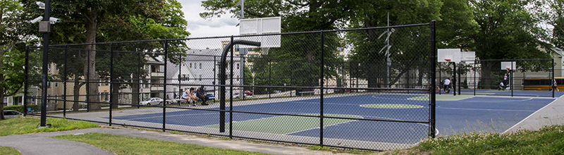 Basketball courts at University Park.