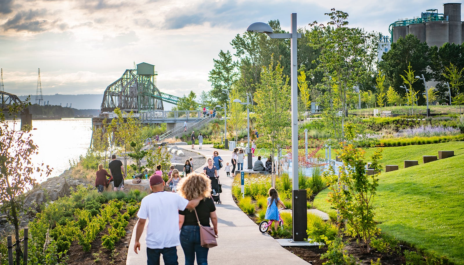 Vancouver Waterfront Park Columbia River Water Feature