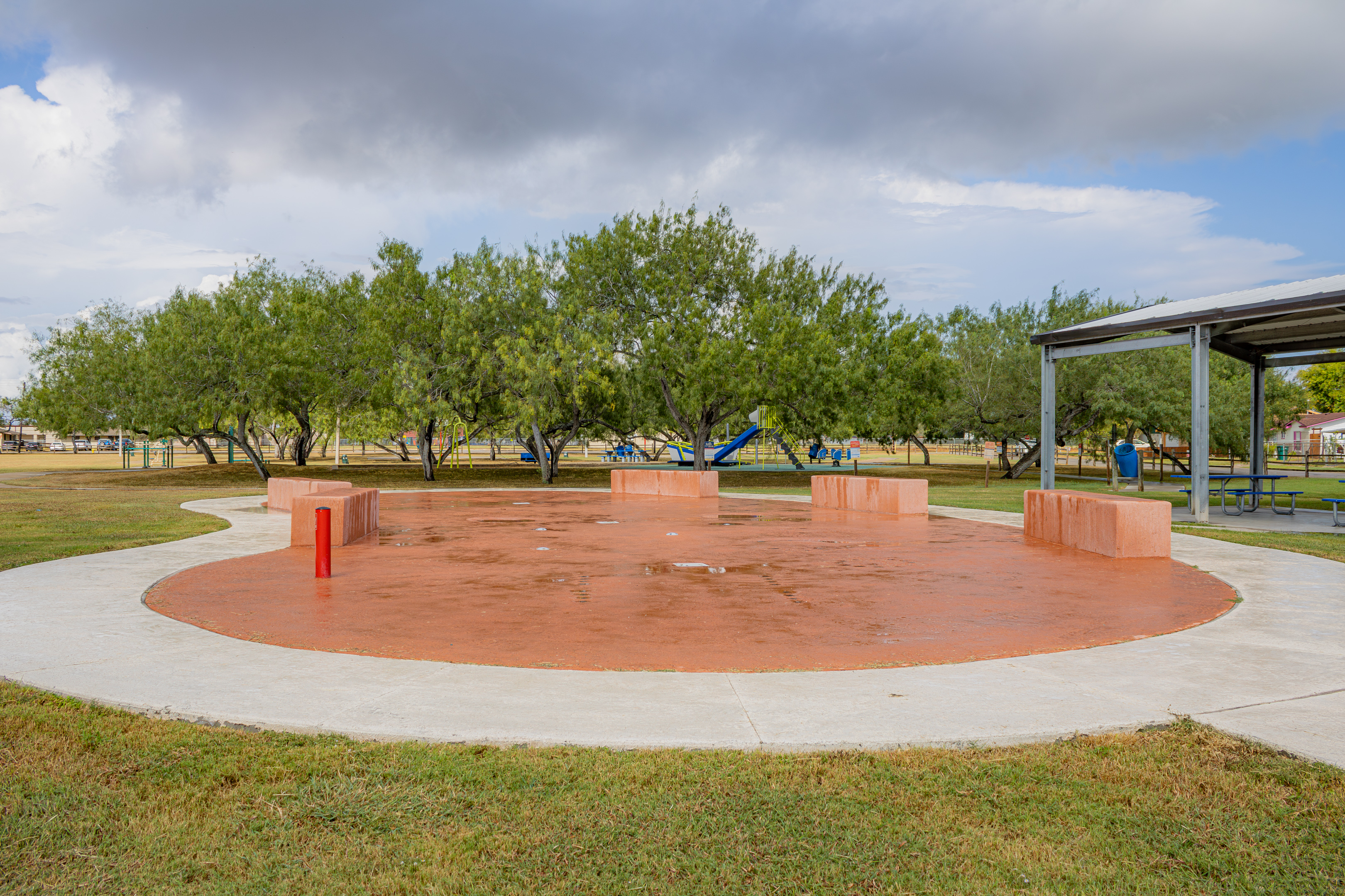 West Haven Park Splash Pad overview.