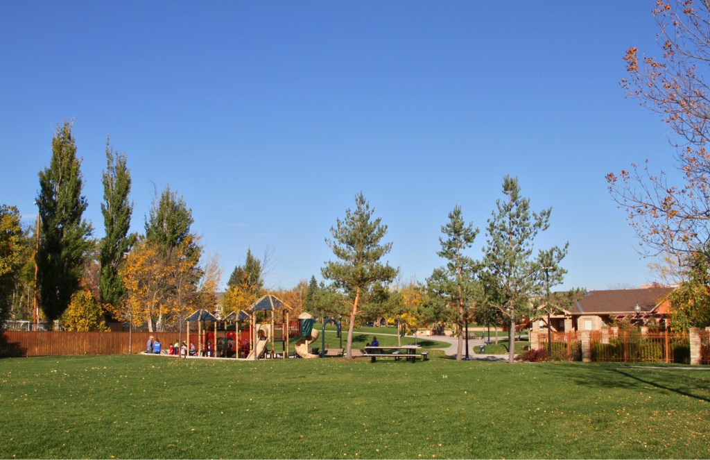 Playground area at Whitney Commons in Sheridan.