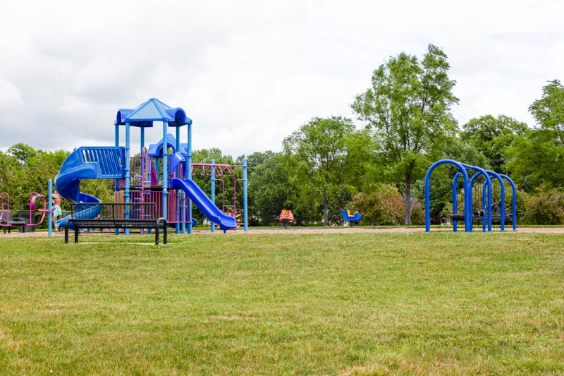 Playground at Woods Park in Lincoln.